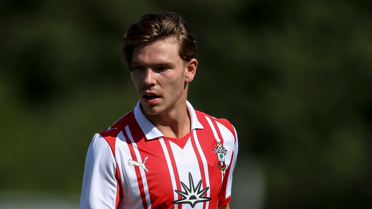 Southampton's sought-after starlet Tyler Dibling 'is training away from his team-mates' as 'multiple teams fight' to sign England U21 international