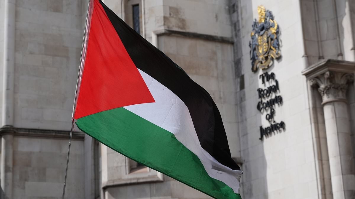 Three people are charged with terror offences after 'showing support for Palestine Action at protest'