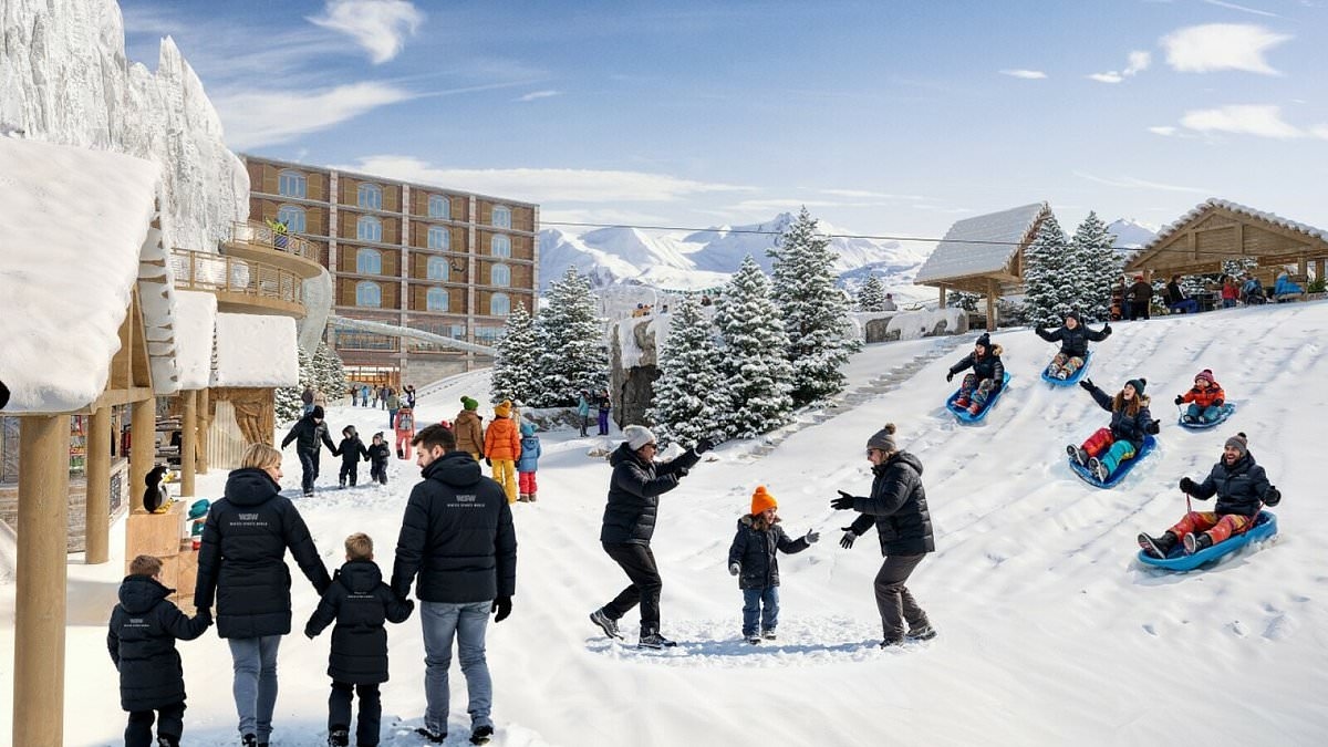 Snowing in Sydney? Huge $700million ski resort complete with slopes and chair lifts to be built in Penrith