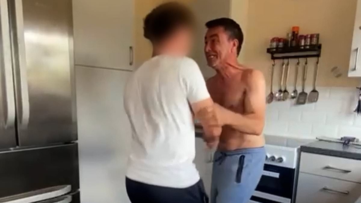 Heartwarming moment dad tells son he won lottery after cancer battle