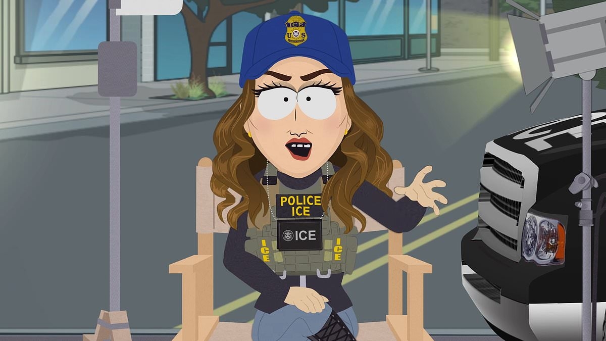 ICE Barbie' Kristi Noem's cosmetic surgery and puppy slaughter is brutally-mocked in latest South Park episode