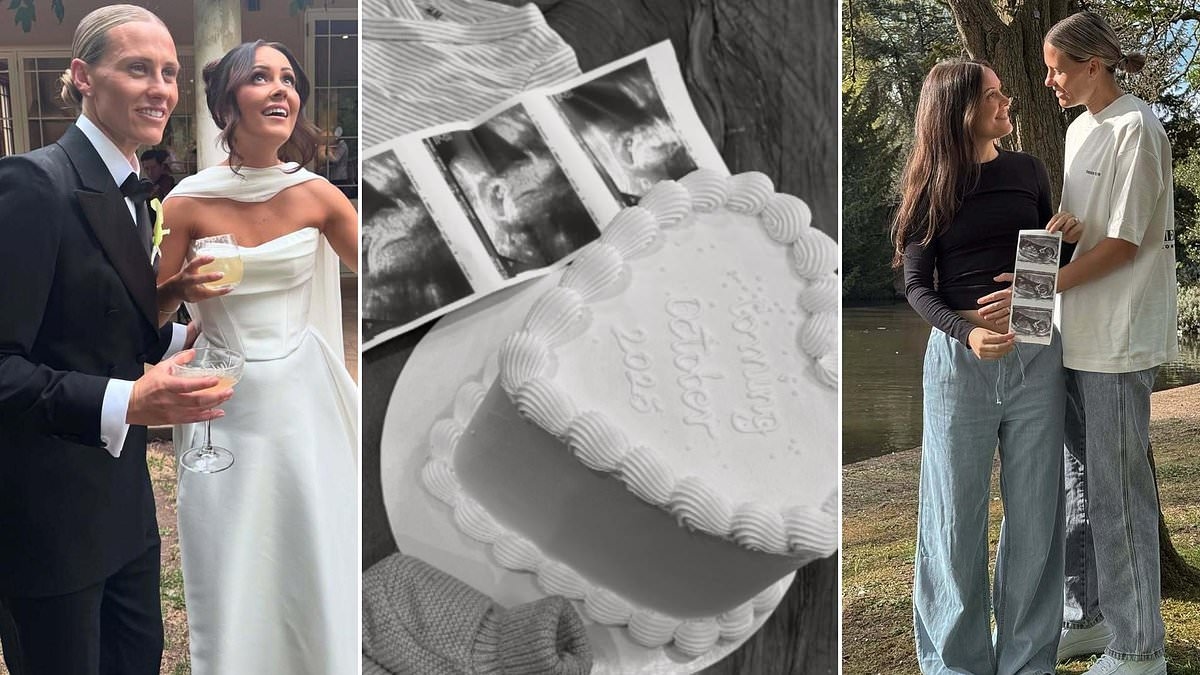 Matildas star and her partner reveal why their baby's gender reveal was a 'flop' as they lift the lid on why some were 'upset' over their exciting news
