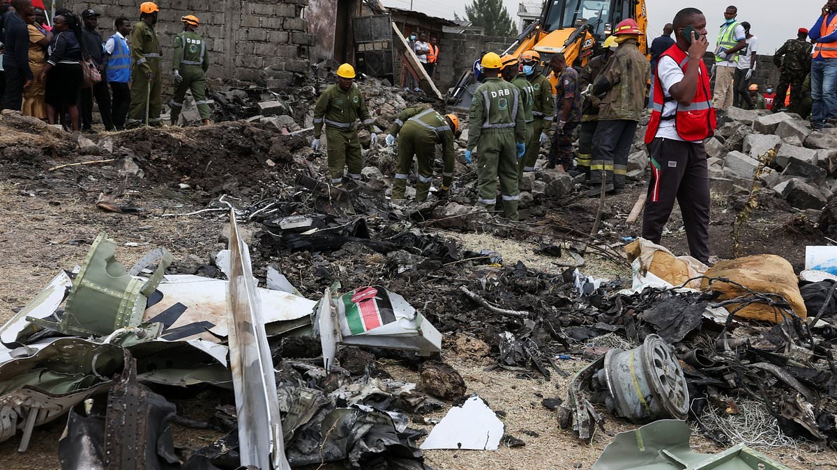 Plane crash kills at least six after aircraft crashes in residential area outside Kenya's capital