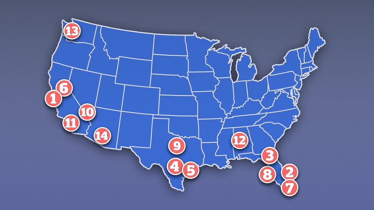 Map pinpoints where home prices are tumbling fastest as crisis spreads