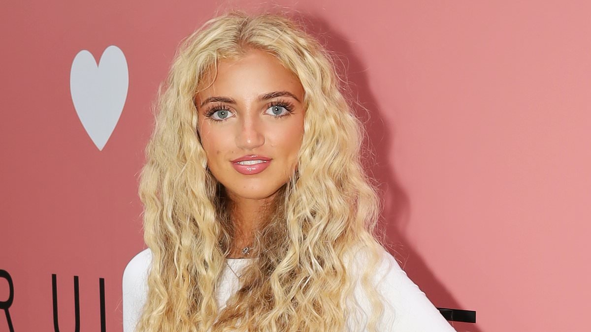 Princess Andre puts on a brave face at beauty event after her mother Katie Price condemned her upcoming documentary amid their 'growing rift'