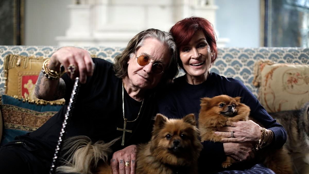 Ozzy Osbourne leans on wife Sharon in one of their last photos together as part of first glimpse at moving new documentary