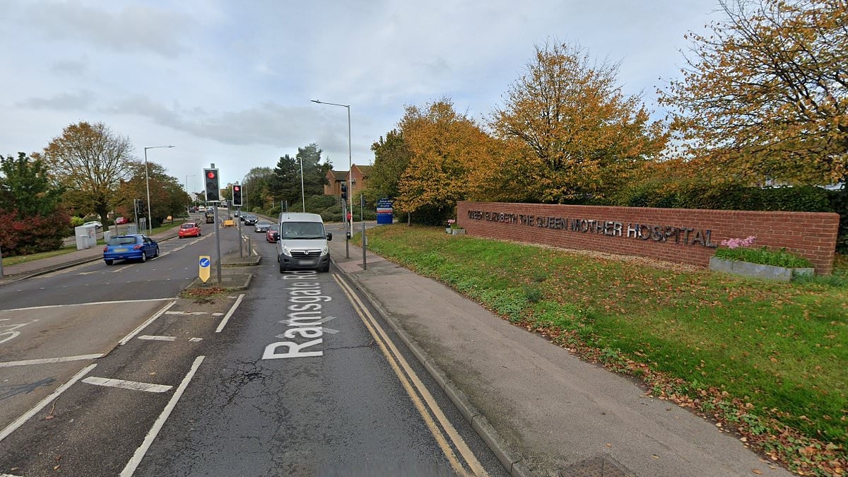 Child 'is hit by bus outside hospital in Kent'
