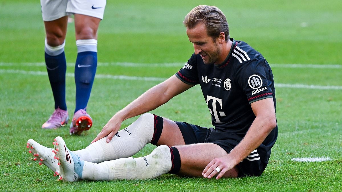 Harry Kane receives rude awakening on return to Tottenham Hotspur Stadium after being met with crunching tackles by former team-mate