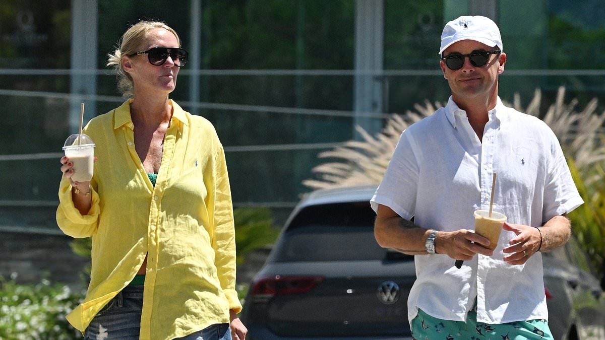 Ant McPartlin and leggy wife Anne-Marie Corbett enjoy a romantic lunch date as they celebrate their fourth wedding anniversary amid sun-soaked Portuguese getaway - following ex Lisa Armstrong's thinly veiled dig