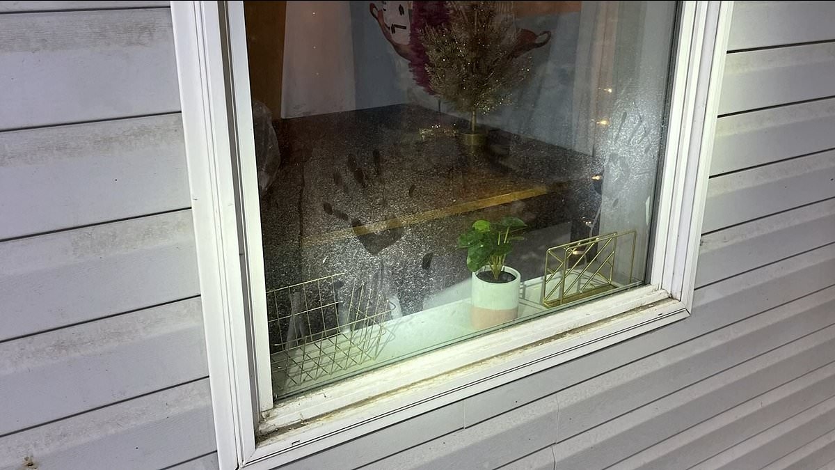 Beds where Idaho murder victims died and creepy handprints on window seen for first time after Bryan Kohberger sentencing