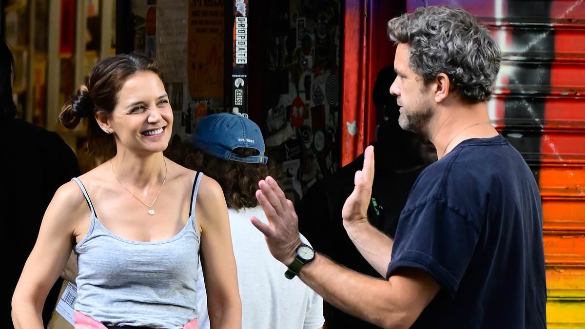 Katie Holmes lights up around ex Joshua Jackson as fans think she is 'still in love with him'