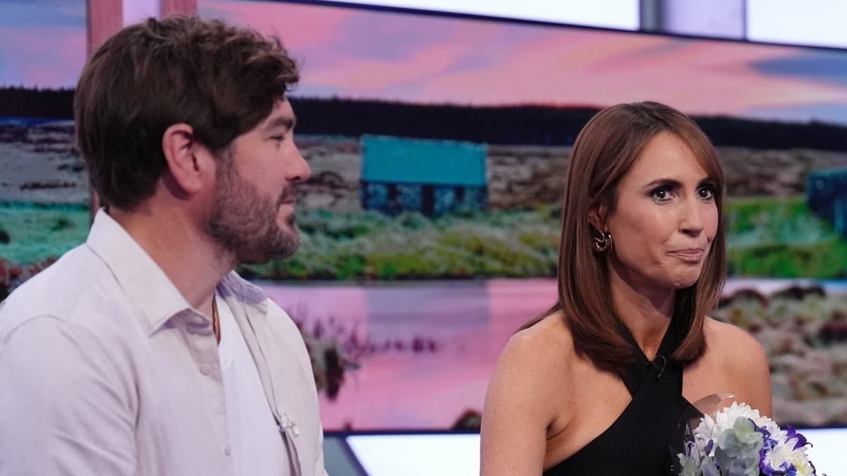 The One Show's Alex Jones fights back tears as husband Charlie Thomson makes surprise appearance live on air