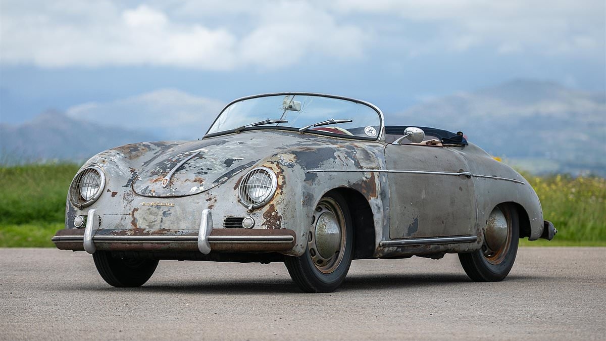 Rusting Porsche left 60 years in a barn now tipped to sell for £400,000