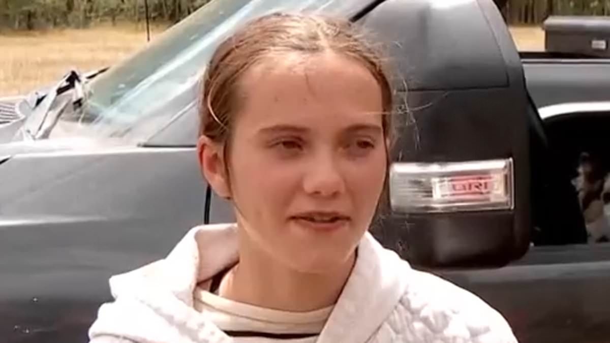 Teen who vanished on family camping trip found SAFE after spending over 24 hours in the wilderness when she 'got lost on the way to the bathroom'