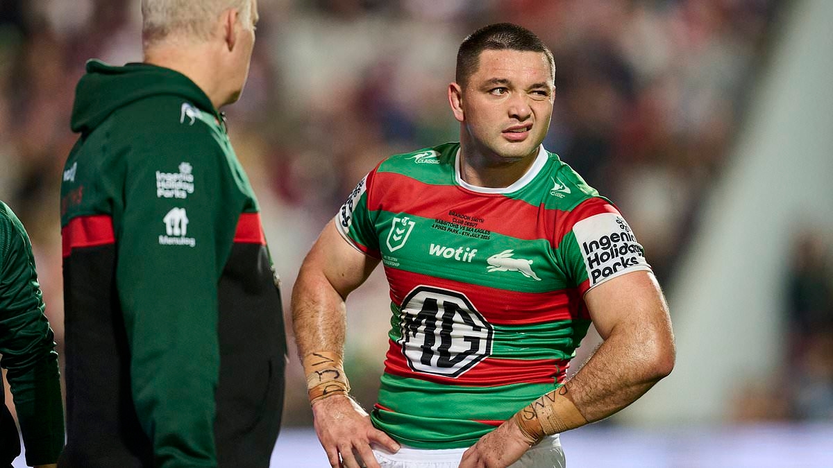 NRL star Brandon Smith questioned by Queensland police after arriving at Gold Coast airport