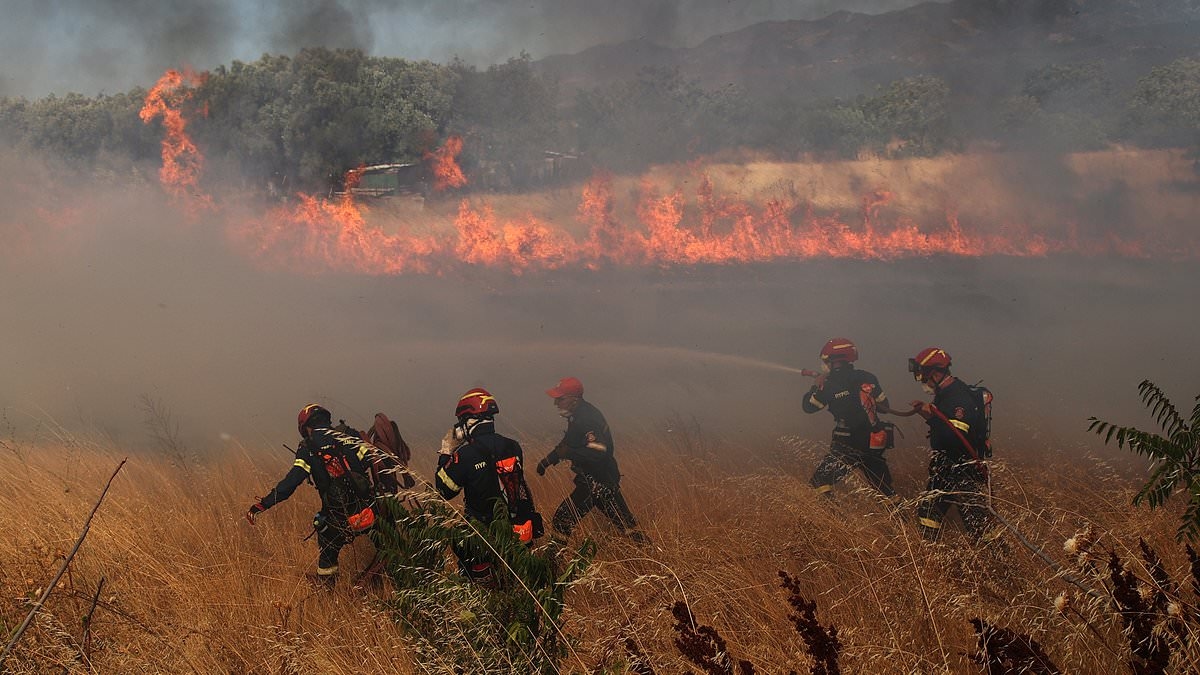 One person dies in Greece, Mount Vesuvius closed to tourists in Italy and vineyards turn to ash in France as wildfires rage across Europe