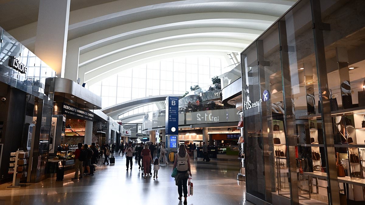 Conservatives celebrate 'vibe shift' to the right as surprising merchandise pops up in Blue city's main airport