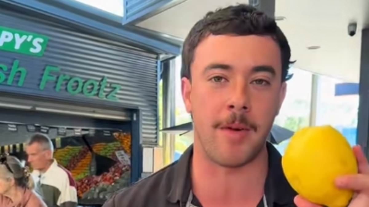 Australia's 'most handsome grocer' sets hearts racing as women swoon over more than just his incredibly cheap fruits and vegetables
