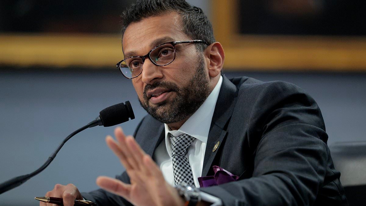 Kash Patel's FBI 'purge' sparks 'dire warning' from former officials