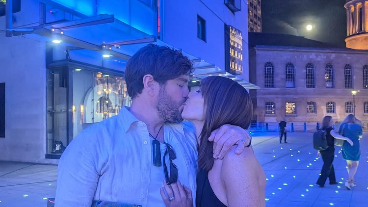Alex Jones shares a kiss with husband Charlie Thomson as she celebrates 15 years on The One Show