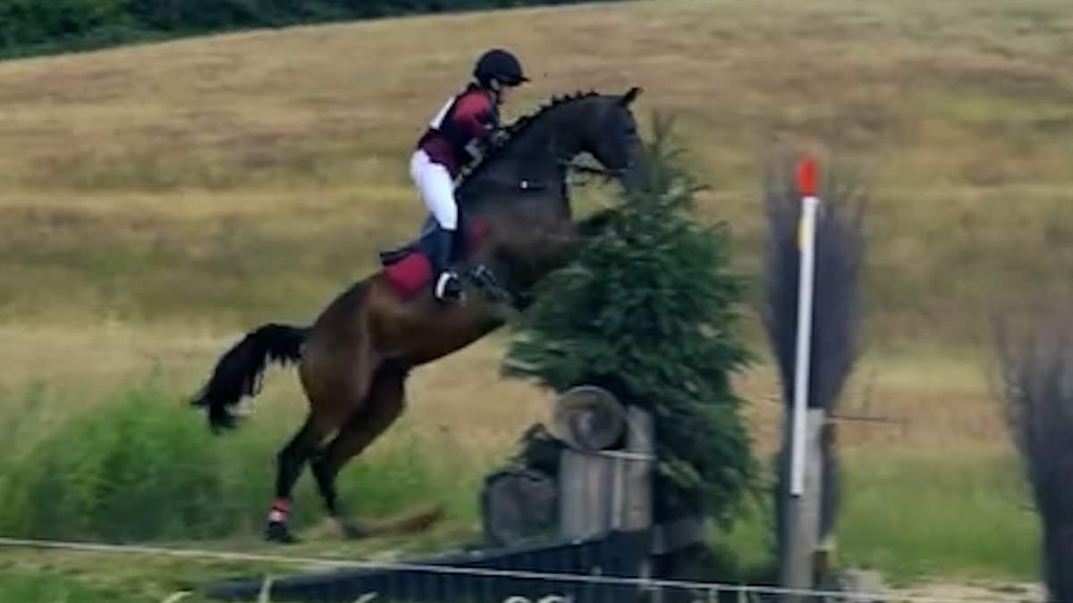 Heartbreaking footage shows tragic British rider Sarah Yorke jumping fences with her horse - two years before fatal fall at equestrian show