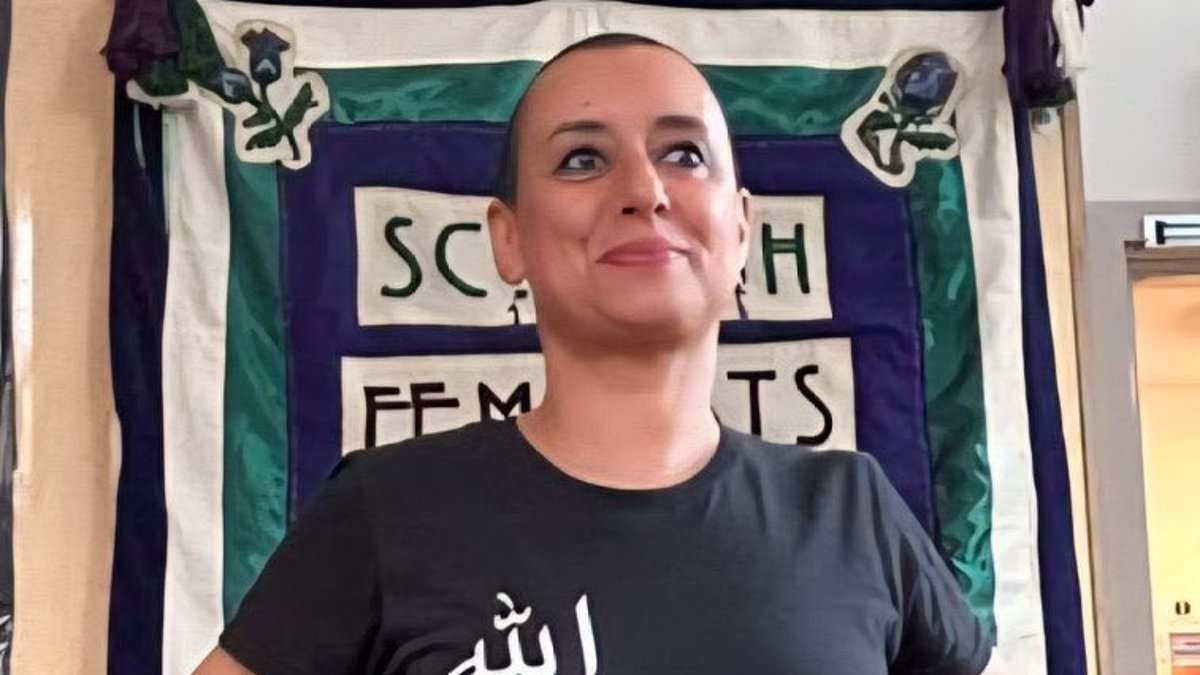 Woman is arrested and threatened with stoning after wearing a T-shirt saying 'Allah is lesbian' in Morocco