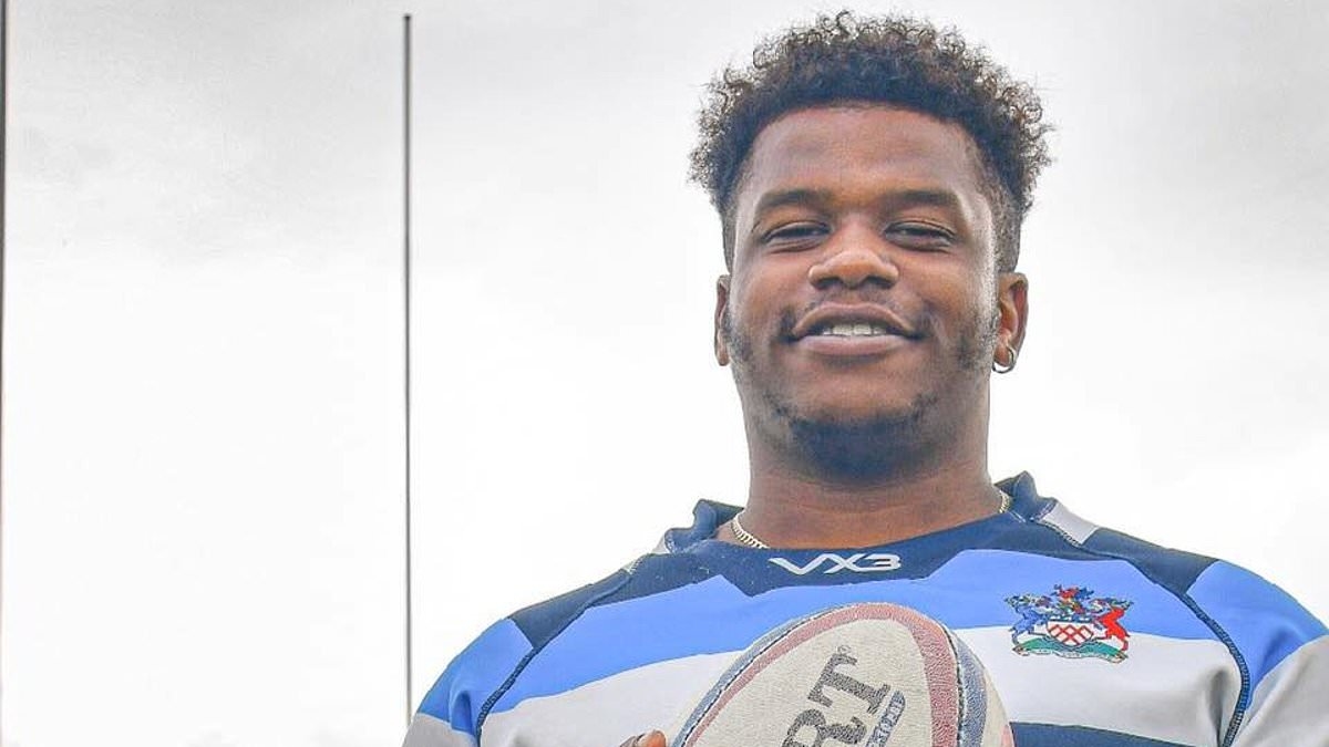 Man accused of stabbing rugby star, 27, and his father, 58, to death is now in a wheelchair, court hears