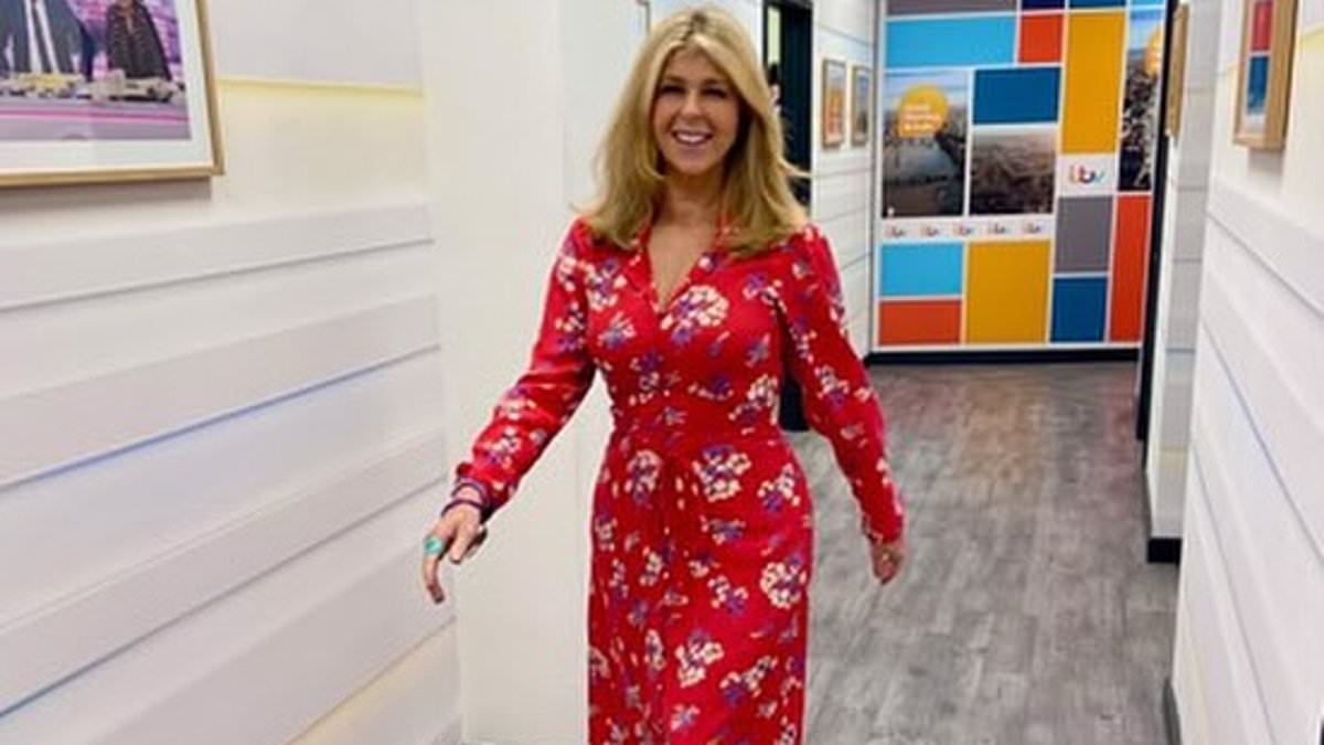 Kate Garraway's gorgeous floral midi dress is a must have for summer - and we've found it on sale with 50% off