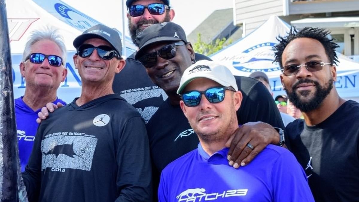 Michael Jordan reunites with newly sober son aboard $8m yacht as they win $400k prize in fishing's 'Super Bowl'