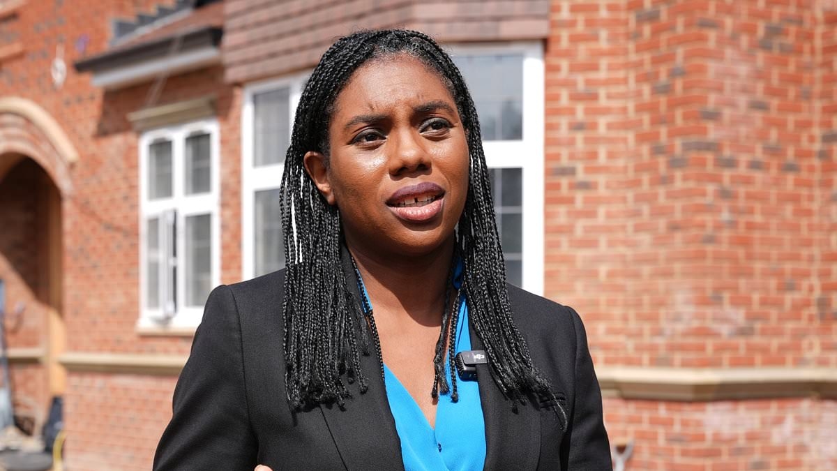 Kemi Badenoch suggests housing asylum seekers in 'camps' instead of hotels - as figures reveal 50,000 migrants have crossed Channel since Labour came to power