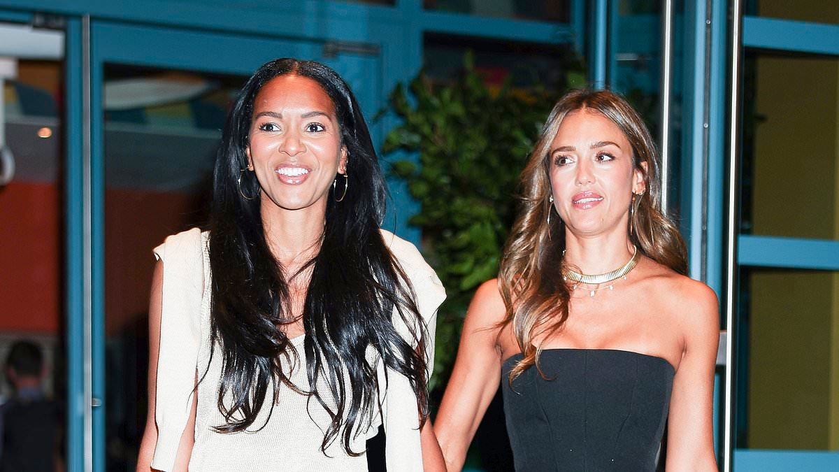 Jessica Alba and her Honest Renovations co-star Lizzy Mathis hit the town in style as they celebrate series three release in NYC
