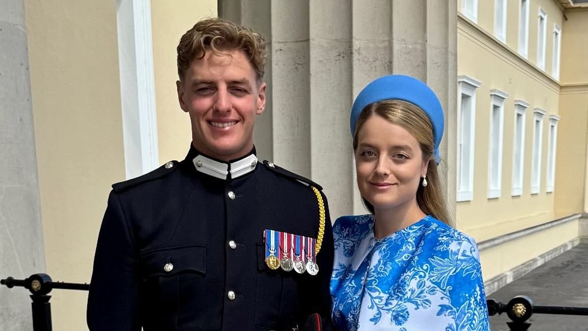 The hottest royal you've never heard of' follows in the footsteps of Princes William and Harry with Sandhurst graduation - as his grandmother makes rare appearance at celebrations