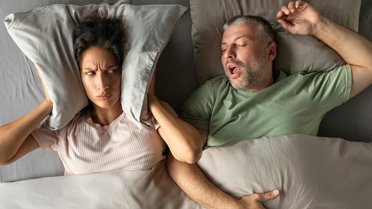 Revealed: The 5 proven ways to REALLY stop your partner snoring – as scientists recommend blowing through a conch shell