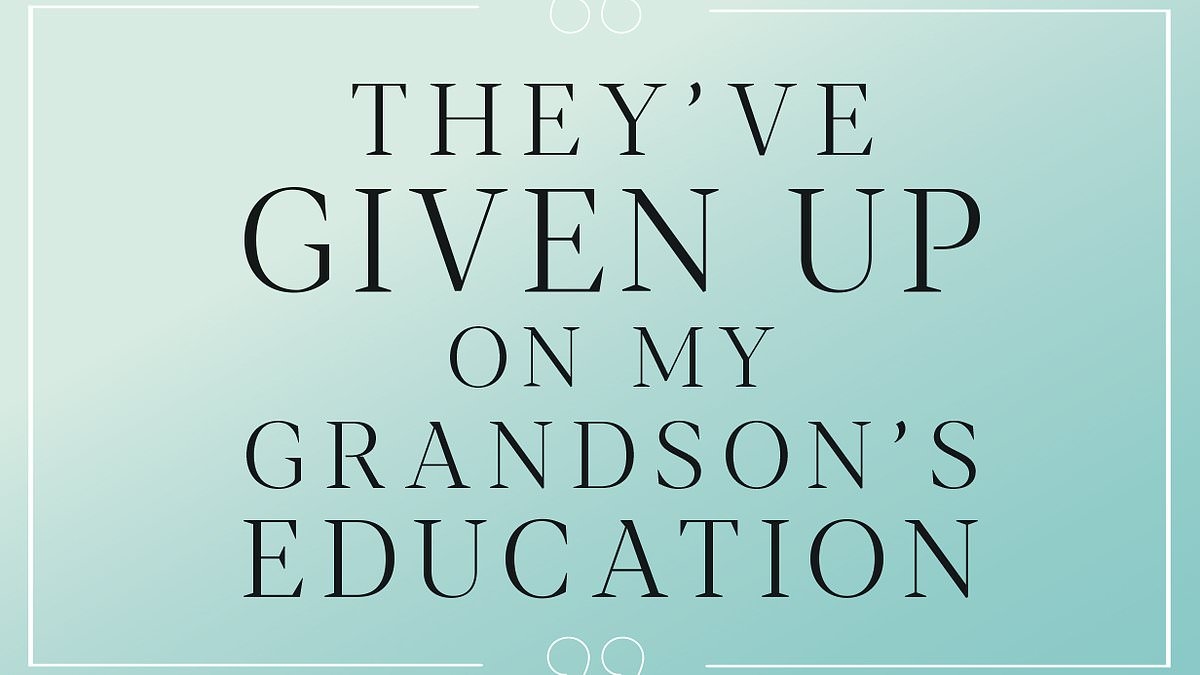 DEAR CAROLINE: I'm concerned about my grandson, who was taken out of school aged five to be home-schooled.