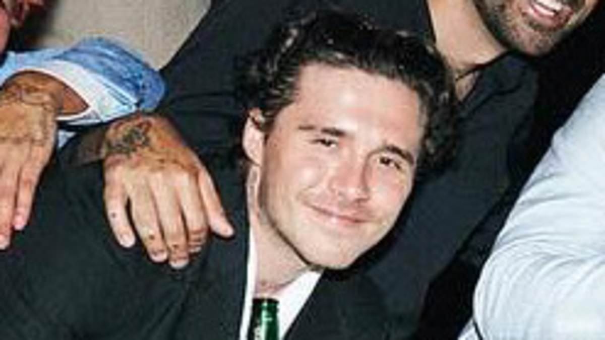 Brooklyn Beckham's NEW inner circle unveiled at vow renewal... as he turns his back on family and friends in favour of wife Nicola Peltz's brothers, glam squad and acting pals
