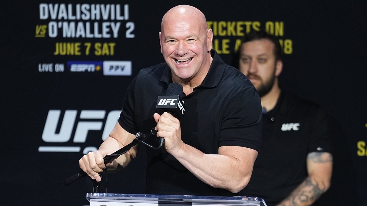 UFC chief Dana White reveals date of the first proposed MMA fight at the White House
