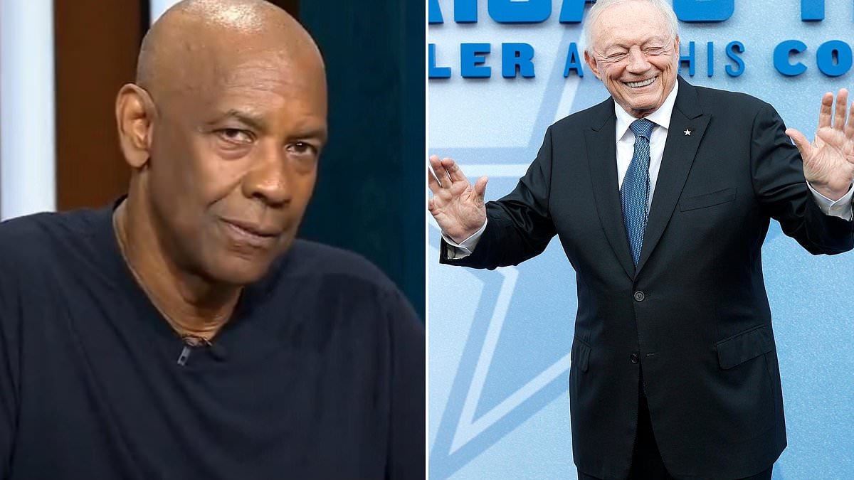 Cowboys fan Denzel Washington blasts owner Jerry Jones amid Micah Parsons contract dispute