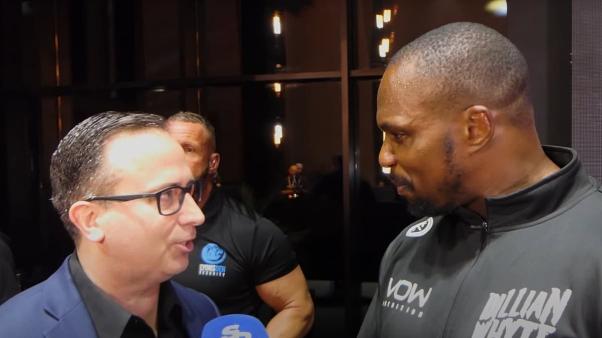 Dillian Whyte FUMES and calls out presenter in x-rated rant after announcer got his nickname terribly WRONG in build-up to Moses Itauma clash