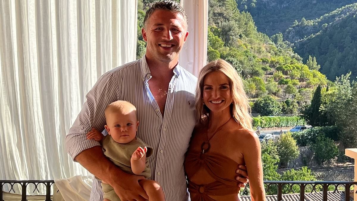 Inside former NRL star Sam Burgess and wife Lucy's modest Cheshire home after living it up in a beachside penthouse in Sydney's eastern suburbs before moving to dreary UK
