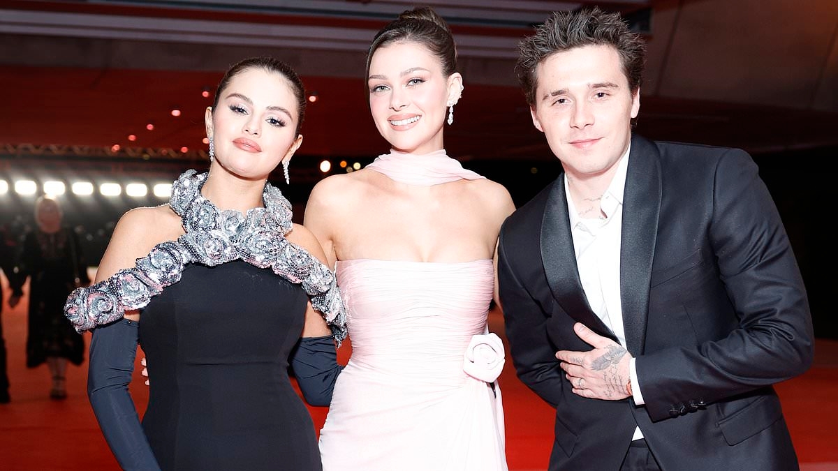 Mystery surrounds Selena Gomez's no-show at Brooklyn Beckham and Nicola Peltz's vow renewal - after joked they were a throuple