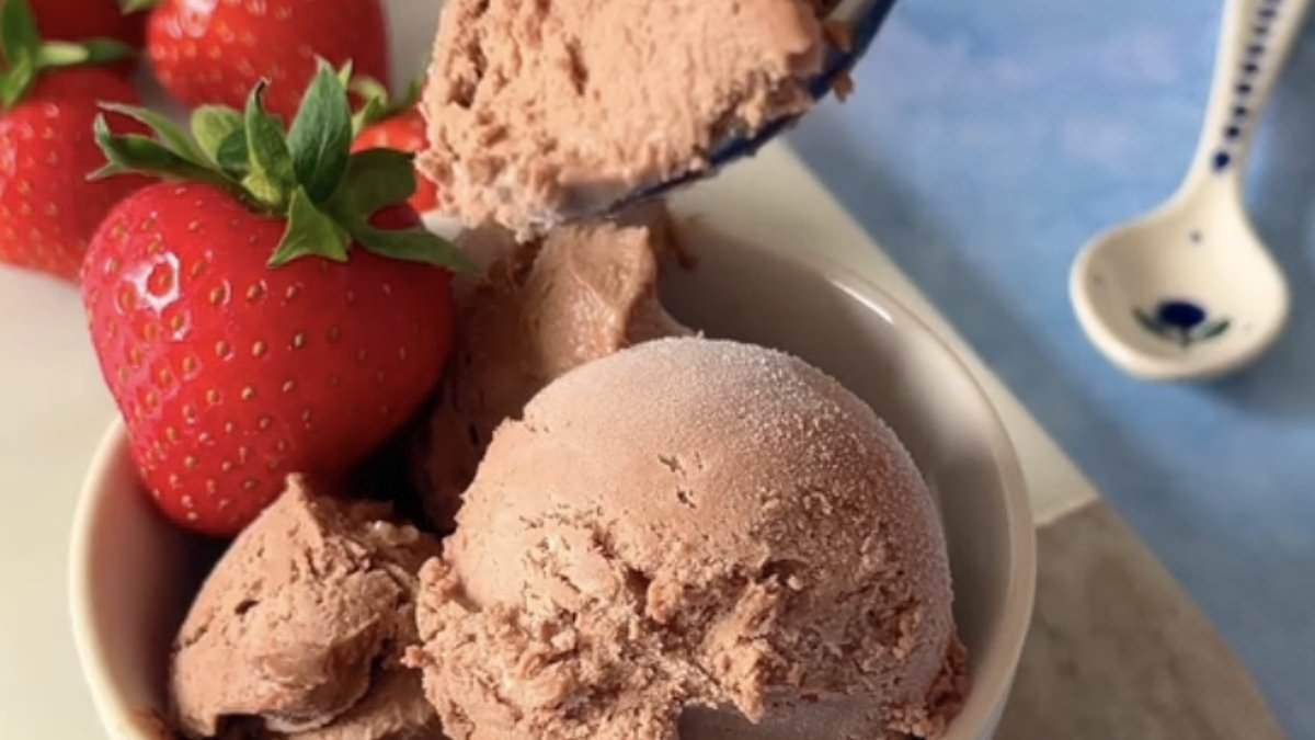 How to make your own ice-cream with just THREE ingredients and no special equipment as heatwave sweeps the UK