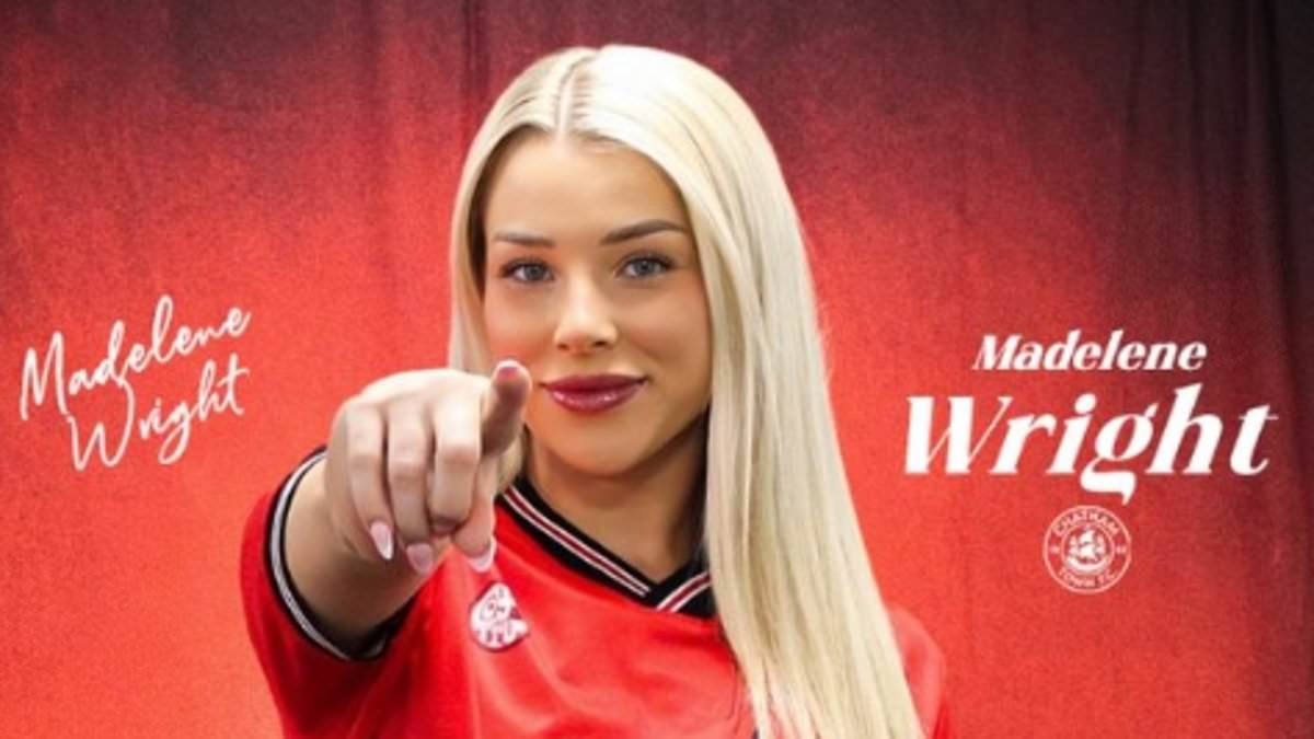OnlyFans star who quit football after being caught inhaling balloons - and banked more than £500k from raunchy platform - is back in the game