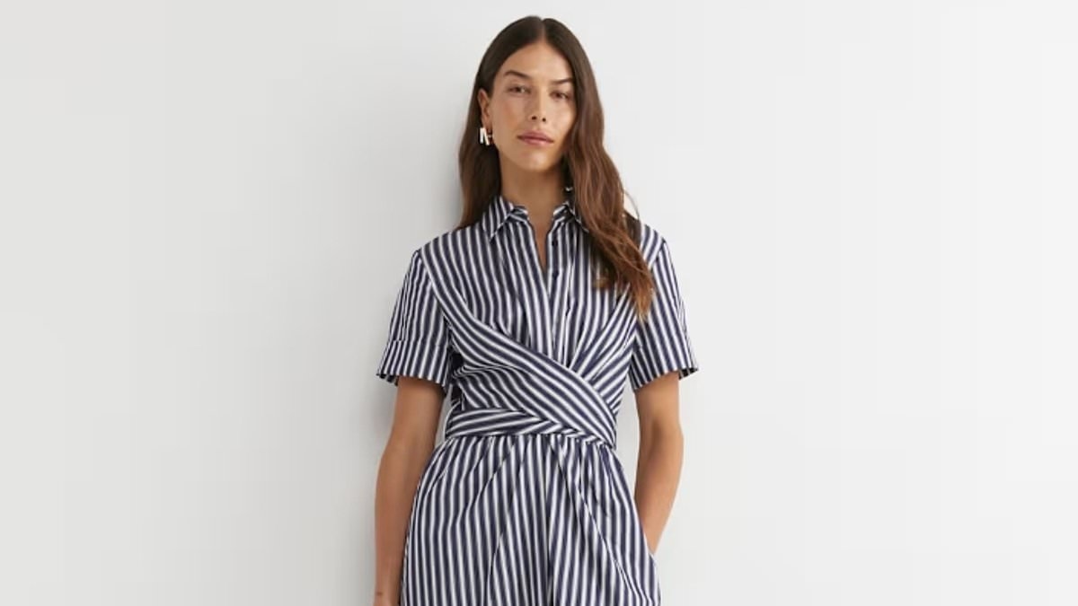 Meghan Markle earns her style stripes in new Netflix trailer - shop similar shirt dresses on the high street