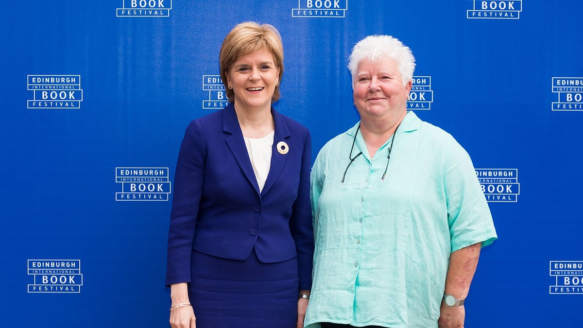 Nicola Sturgeon's supportive lesbian circle as she says her sexuality isn't 'binary'... from TV presenter she shared warm embrace with to ally whose flat she used: GAVIN MADELEY