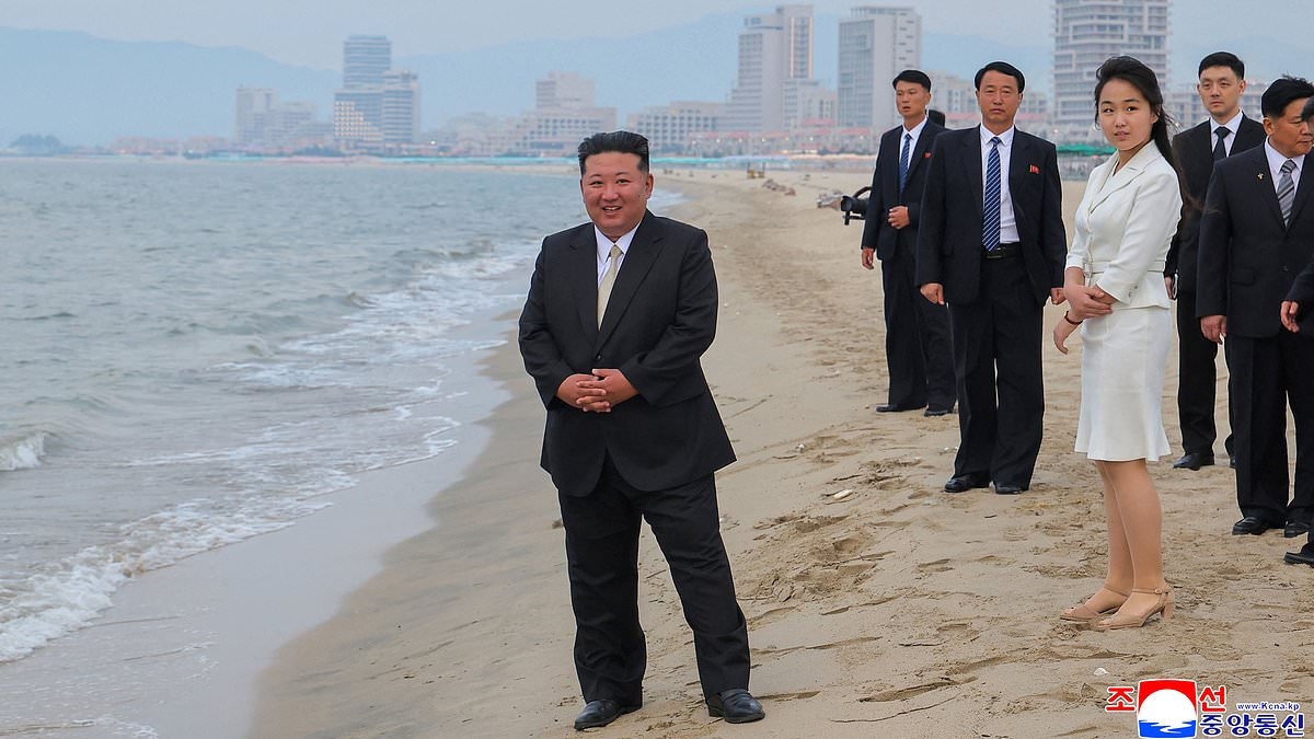 The 12-year-old already political power dressing! North Korea's Kim Jong-un's daughter sports tailored suits, heels and pencil skirts in 'crucial clue' she will succeed her father, says expert