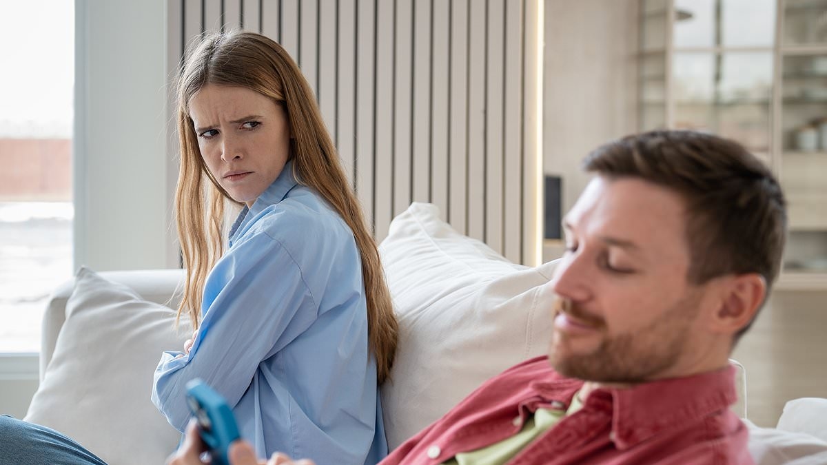 Men can't cope under pressure! Married blokes are more likely to CHEAT than women when they're stressed, study finds