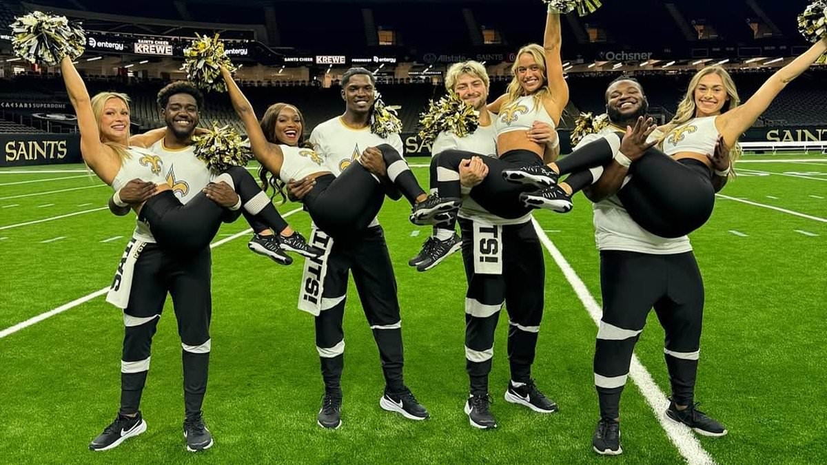 New Orleans Saints cause outrage as they hire more male NFL cheerleaders for new season