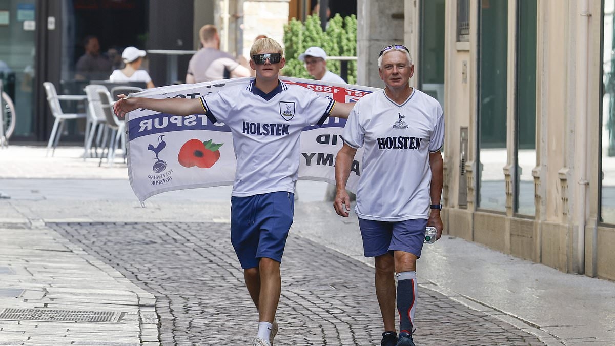 Tottenham fans' BOOZE BAN: Spurs and PSG supporters hit with bizarre restriction in pubs ahead of UEFA Super Cup final
