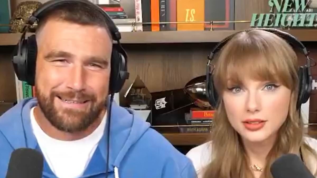Taylor Swift breaks down in tears on Travis Kelce's podcast as she opens up about reclaiming her masters
