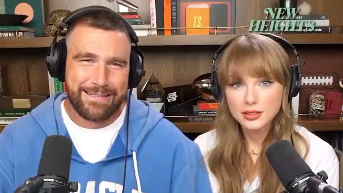 Travis Kelce sparks fan frenzy with 'lucky' Taylor Swift comments during bombshell New Heights episode
